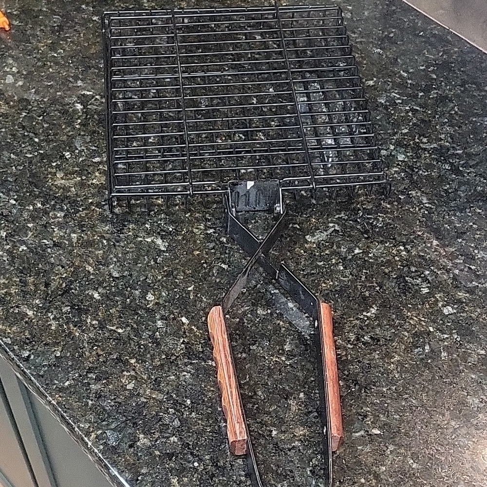 Brookstone BBQ Skillet Basket Set.